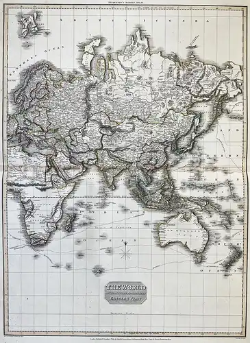 The World on Mercators Projection - World Map Weltkarte Mappemonde Karte map