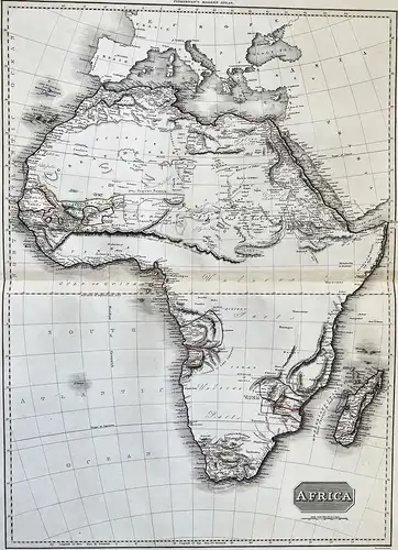 Africa  - Afrika continent Kontinent Afrique Karte map