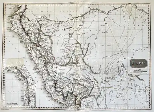 Peru - Peru Perou South America Südamerika Karte map