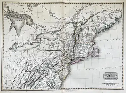 United States of America. Northern Part. - New England United States North America New York Virginia Washingto