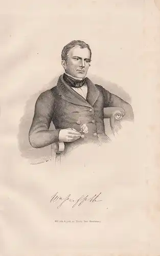 W. Griffith - William Griffith(1810-1845) Portrait Botaniker Botanist Botanik botanical botany