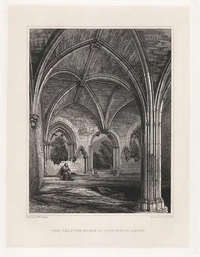 The Chapter House of Pluscarden Abbey. - Elgin Scotland Schottland Ansicht view