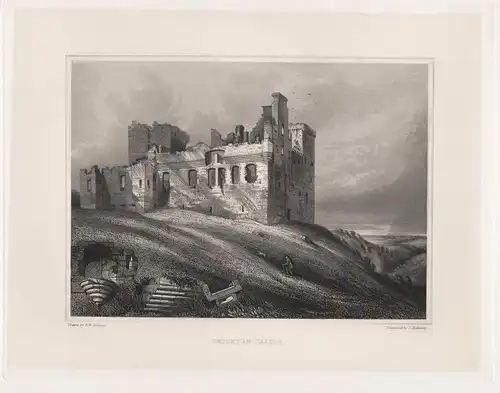 Crichton Castle. - Schloss Scotland Schottland Ansicht view