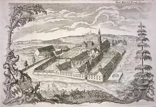 Kloster Kühbach - Kloster Kühbach Schwaben Bayern Ansicht