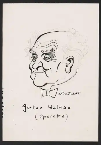 Gustav Waldau - Gustav Waldau (1871-1958) / Im Film Operette aus dem Jahre 1940 / Film cinema Schauspieler act