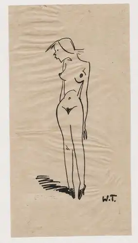 Erotik erotica Dessous Akt nude Karikatur caricature