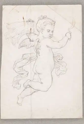 Aout - Amour Amor August putti Engel angel dessin