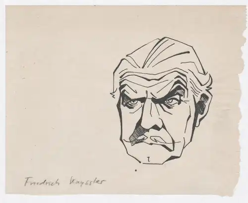 Friedrich Kayssler - Friedrich Kayssler (1874-1945) Film cinema Schauspieler actor Komponist composer  Portrai