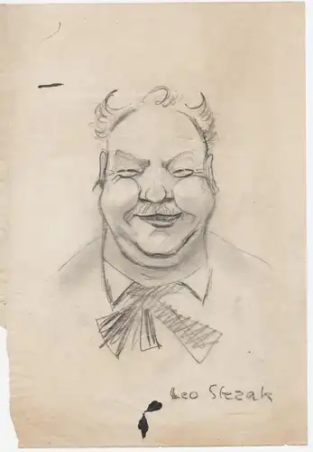 Leo Slezak - Leo Slezak (1873-1946) Opernsänger Opera singer Portrait