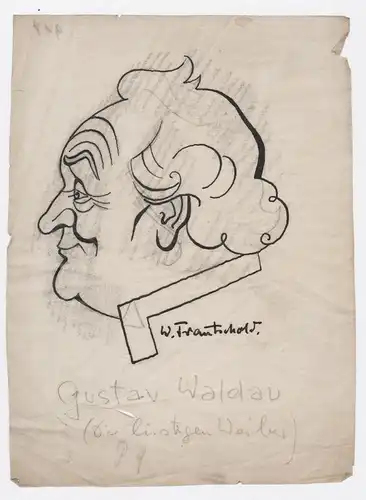 Gustav Waldau - Gustav Waldau (1871-1958) Film cinema Schauspieler actor Portrait