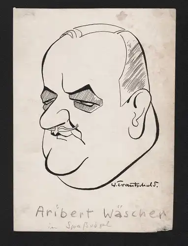 Aribert Wäscher - Aribert Wäscher (1895-1961) / Im Film Spaßvögel aus dem Jahre 1939 / Film cinema Schauspiele