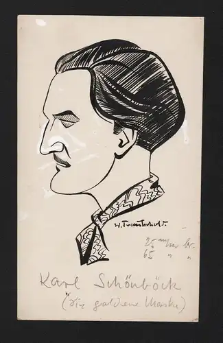 Karl Schönböck - Karl Schönböck (1909-2001) / Beim Film Die goldene Maske aus dem Jahre 1939 / Film cinema Sch