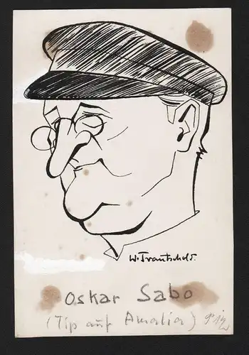 Oskar Sabo - Oskar Sabo (1881-1969) / Im Film Tip auf Amalia aus dem Jahre 1940 / Film cinema Schauspieler act