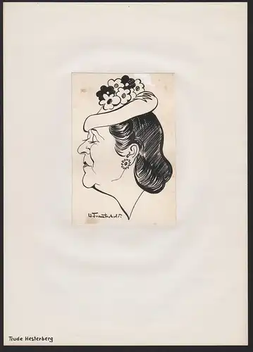 Trude Hesterberg - Trude Hesterberg (1892-1967) Film cinema Schauspielerin actress Portrait