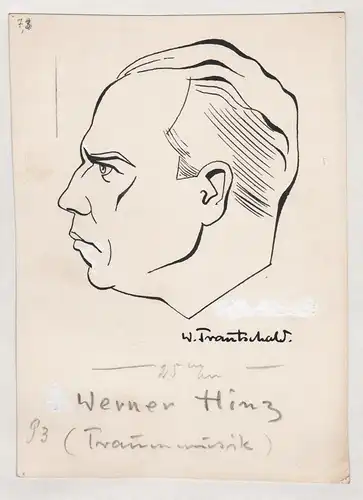Werner Hinz - Werner Hinz (1903-1985) / im Film Traummusik aus dem Jahre 1940 / Film cinema Schauspieler actor