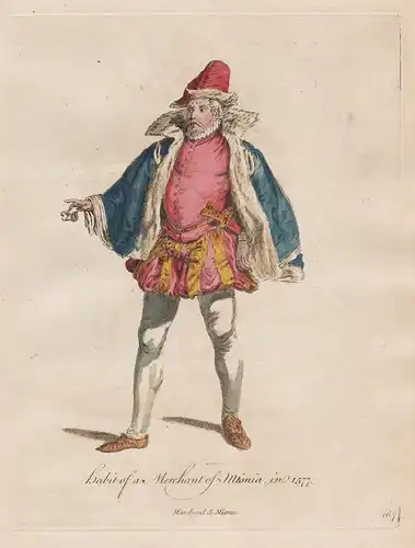 Habit of a Merchant of Misnia,in 1577 - Renaissance Meißen Händler Mann German Deutschland Trachten Tracht cos