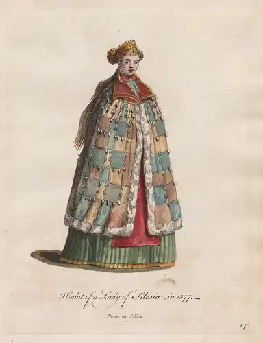Habit of a Lady of Silesia, in 1577 - Renaissance Schlesien German Frau Deutschland Trachten Tracht costumes c
