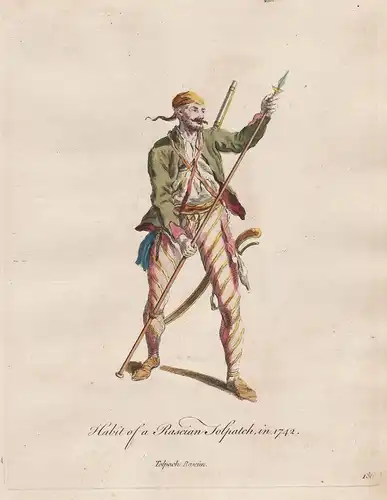 Habit of a Rascian Tolpatch, in 1742 - Barock Baroque Serbia Montenegro soldier Serbien Trachten Tracht costum