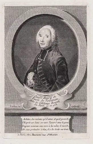Claude-Henry de Fusée de Voisenon - Claude-Henri de Fusée de Voisenon (1708-1775) homme de lettres playwright
