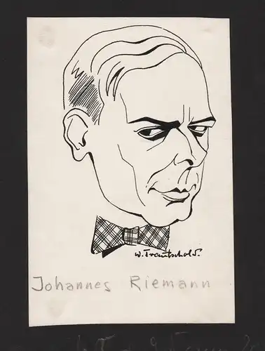 Johannes Riemann - Johannes Riemann (1888-1959) Film cinema Schauspieler actor Portrait