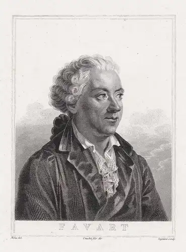 Favart - Charles-Simon Favart (1710-1792) comedien auteur author playwright theatre director Portrait