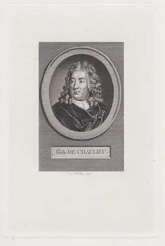 G. A. de Chaulieu - Guillaume Aufrye de Chaulieu (1639-1720) poete poet Dichter Portrait