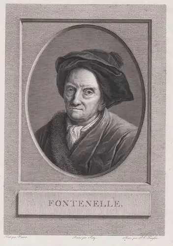 Fontenelle - Bernard le Bovier de Fontenelle (1657-1757) author Schriftsteller Rouen ecrivain scientist scient
