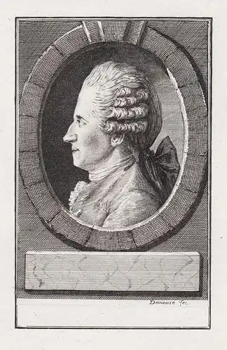 Claude-Joseph Dorat (1734-1780) writer ecrivain poete poet dramaturge dramatist Portrait