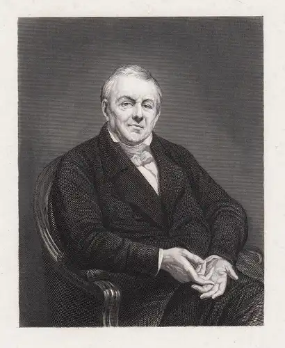 Abel-Francois Villemain (1790-1870) ecrivain Sorbonne writer author Portrait