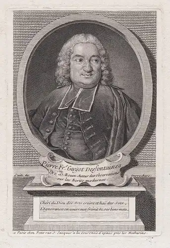 Pierre Fr. Guyot Desfontaines - Pierre Francois Guyot Desfontaines (1685-1745) journaliste historian translato