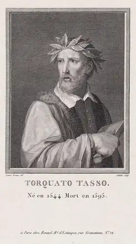 Torquato Tasso - Torquato Tasso (1544-1595) poet poete Dichter Portrait