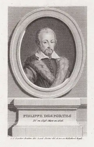 Philippe Desportes - Philippe Desportes (1546-1606) poet poete Portrait