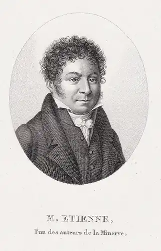 M. Etienne - Etienne de Juoy (1764-1846) dramatist dramaturge librettist Portrait