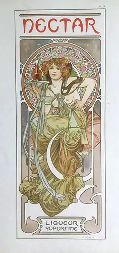 Documents decoratifs - Pl. 14. Nectar - Jugendstil Art Nouveau