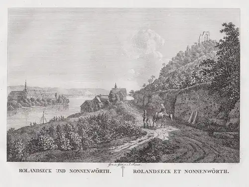 Rolandseck und Nonnenwörth - Rolandseck Nonnenwerth Remagen Ansicht