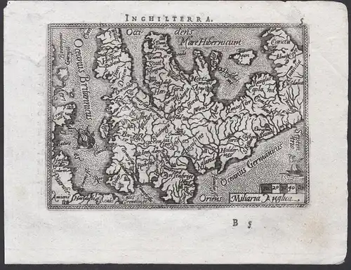 Inghilterra - Ireland Irland Karte map / Atlas / Epitome / Theatro del Mondo