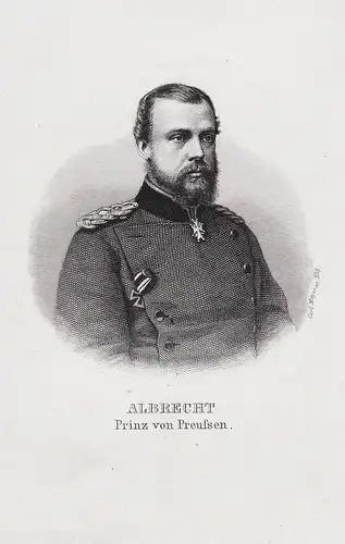 Albrecht. Prinz von Preussen. - Albrecht von Preußen (18371906) Generalfeldmarschall Portrait