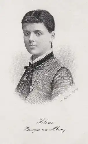 Helene. Herzogin von Albany. - Helene zu Waldeck und Pyrmont (1861-1922) Portrait