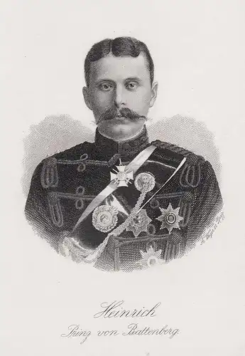 Heinrich. Prinz von Battenberg - Heinrich Moritz von Battenberg (1858-1896) Portrait
