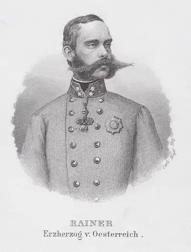 Rainer. Erzherzog von Oesterreich - Rainer von Österreich (18271913) Portrait