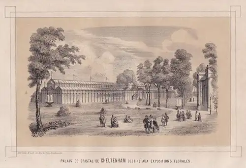 Palais de Cristal de Cheltenham destiné aux Expositions Florales - Cheltenham Gloucestershire England Ansicht