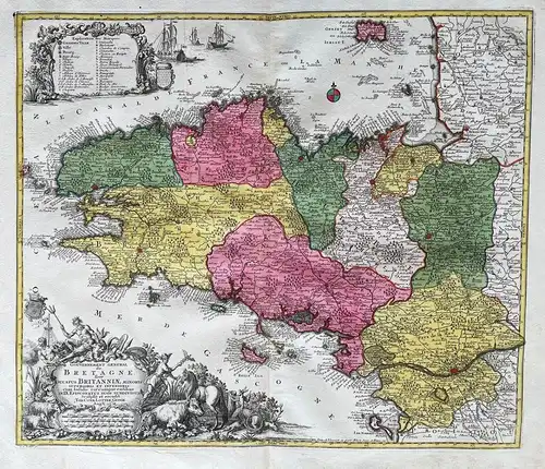 Gouvernement General de Bretagne sive Ducatus Britanniae Minoris, Superioris, et Inferioris cum insulis circum