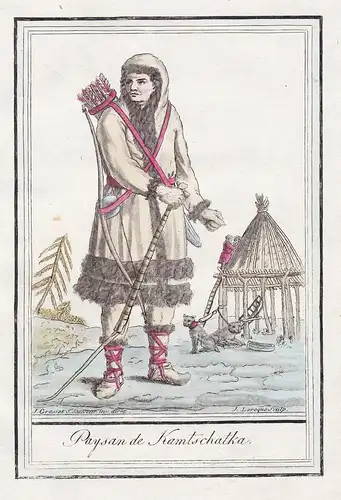 Paysan de Kamtschatka. - Kamtschatka Russia Russland Tracht costumes