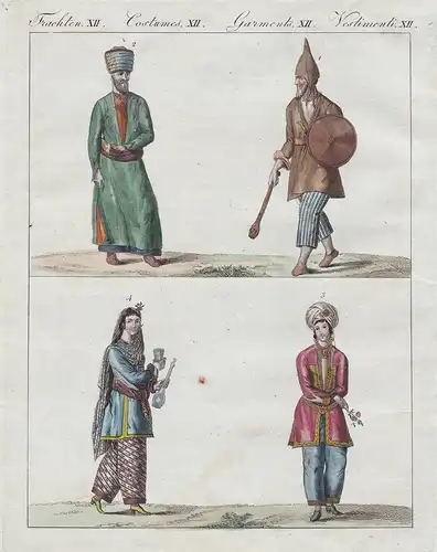 Trachten XII - Persische Trachten - Trachten costumes Tracht costume Kurde Kurd Kurden Kurds Persia Persien Ir
