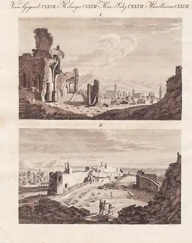 Verm. Gegenst. CXXVII - Ruinen der alten Stadt Sagunt in Spanien - Sagunt Sagunto Ruinen ruins Valencia Espana