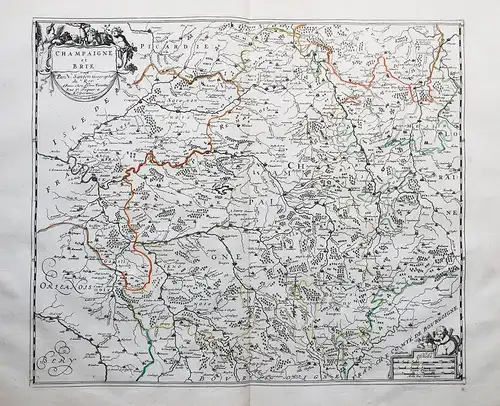 Champaigne et Brie - Champagne Brie Ile-de-France map Karte carte