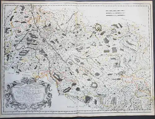 LEVCI. ARCHIDIACNÉ DE PORT et PREVOSTÉ DE ST. DIEY, DANS L' EVESCHÉ de TOVL: ou sont Partie du Temporel de l'