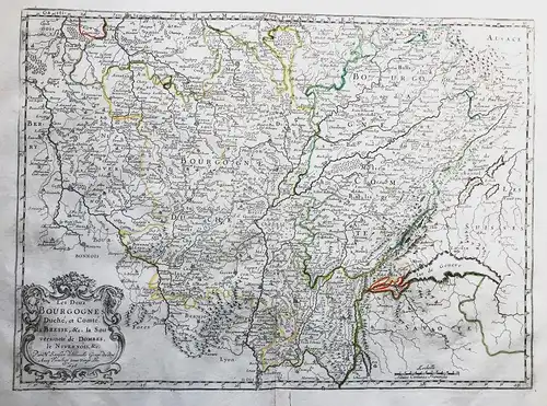 Les Deux Bourgognes Duché, et Comté la Bresse, &c la Souveraineté de Dombes, le Nivernois, &c. - Bresse Dombes