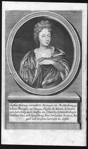 Sophie Hedewig vermählete Herzogin zu Mecklenburg .. - Hedwig Sophia von Schweden (1681-1708) Prinzessin Sveri