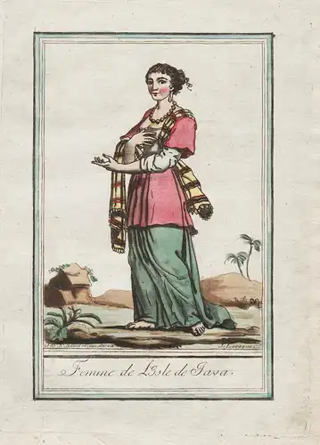 Femme de L'Isle de Java. - Java island Indonesia woman Tracht costumes